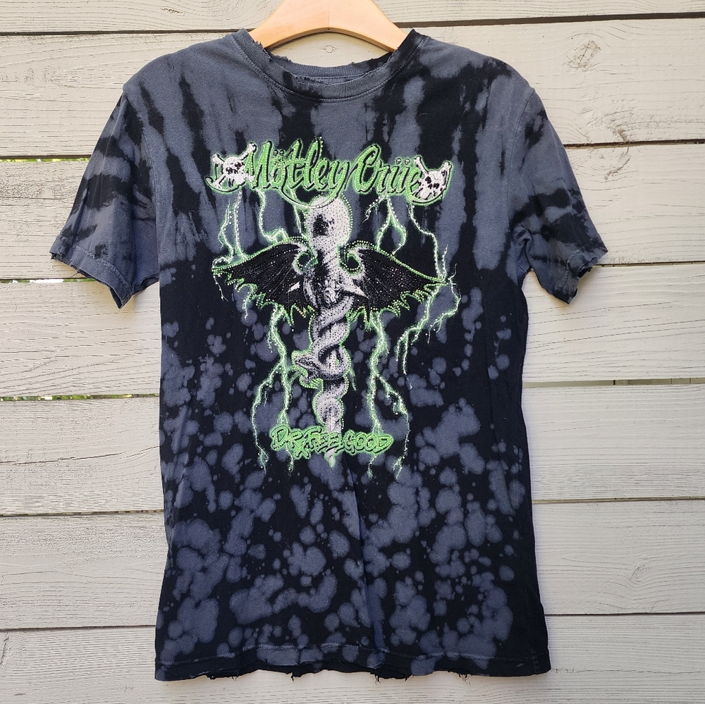 Affliction Motley Crue Tie Dye Graphic Tee